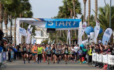 The start line at Limassol, Cyprus.