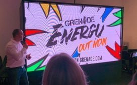 Grenade Energy drinks launch