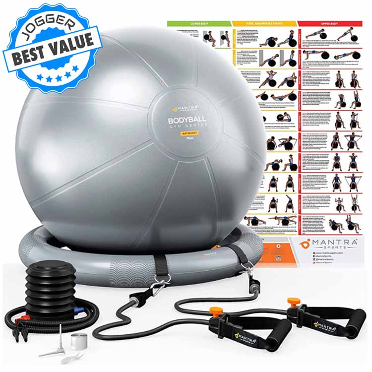 Balance ball by mantra sports. Availible from Amazon for £31.97