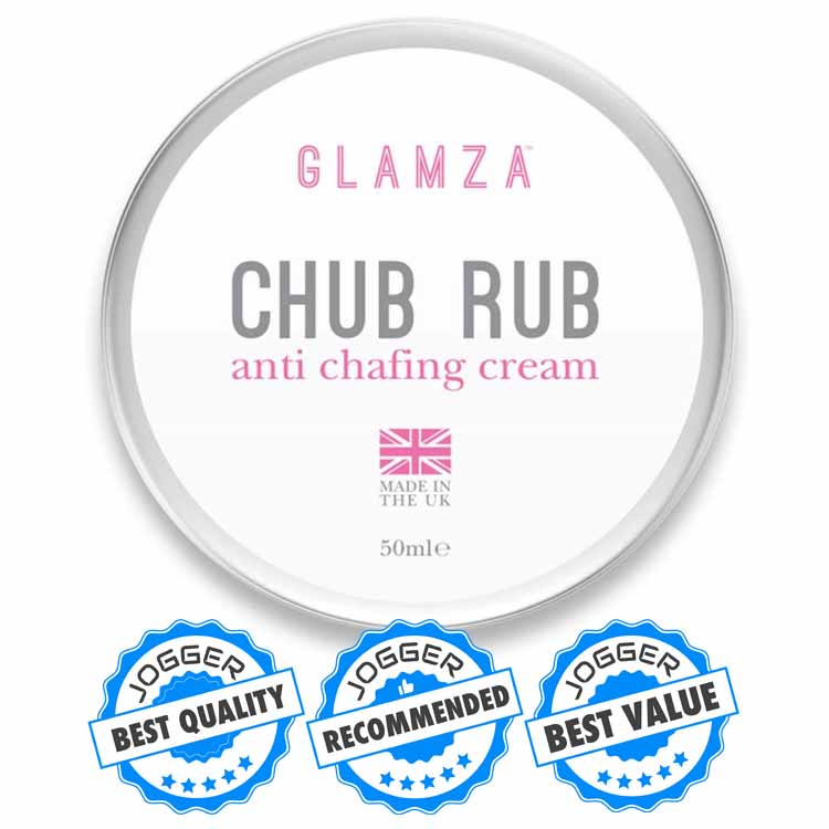 Glamza chub rub for runners and joggers. Available from Amazon and has a 5 star rating from the Jogger community.